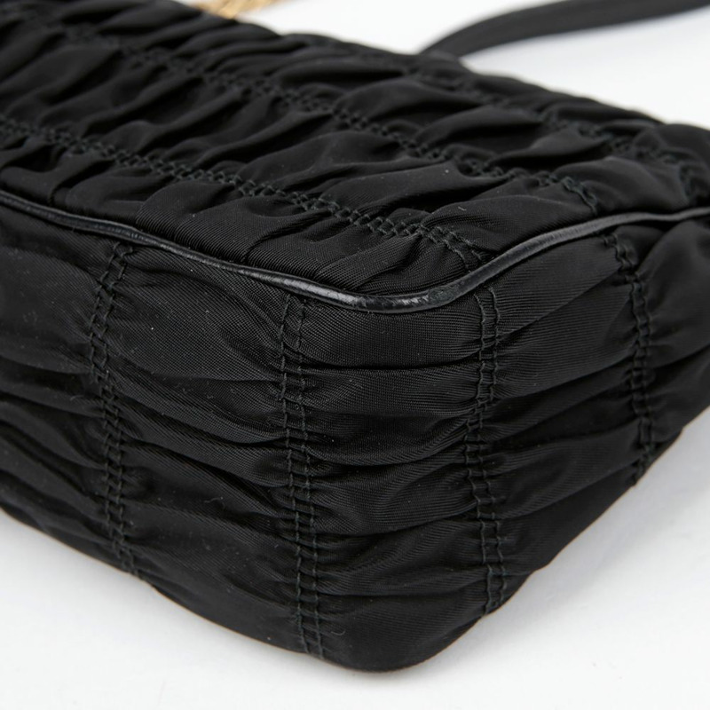 【包稅】PRADA 1BH152 Gofre 鏈條單肩斜背包-8