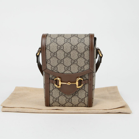 GUCCI Horsebit 1955 迷你肩斜背包