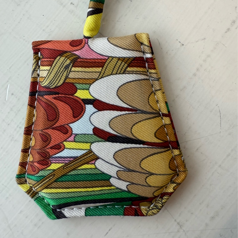 HERMES Silkycity 33 絲巾圖騰肩背包 B刻-6