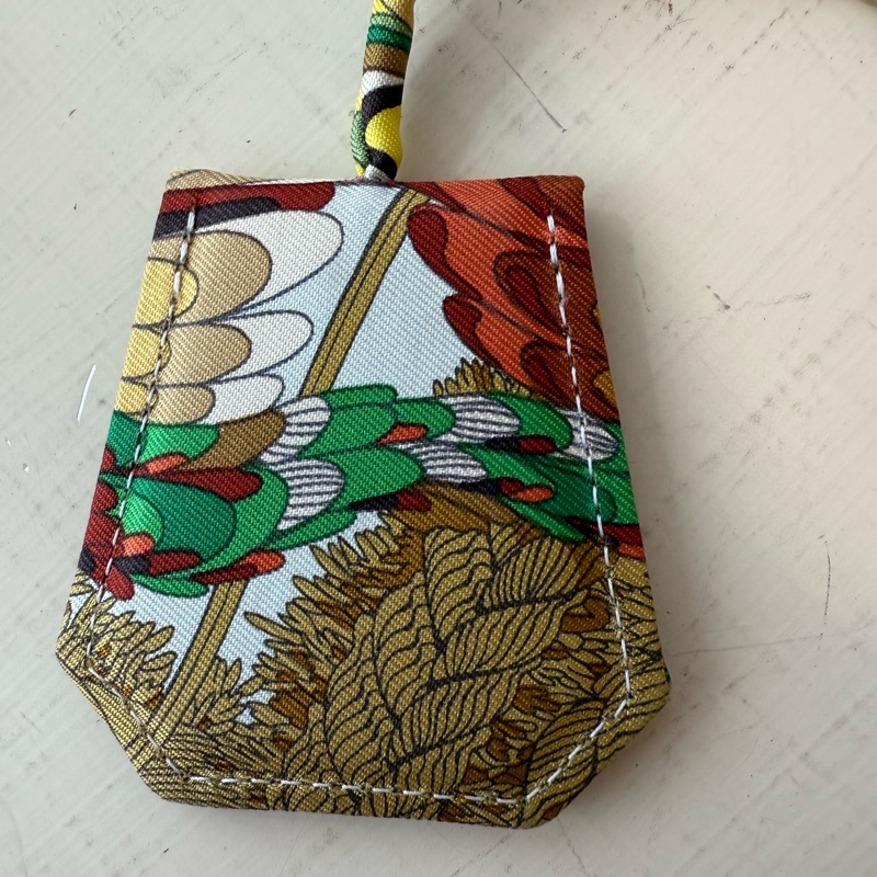 HERMES Silkycity 33 絲巾圖騰肩背包 B刻-7