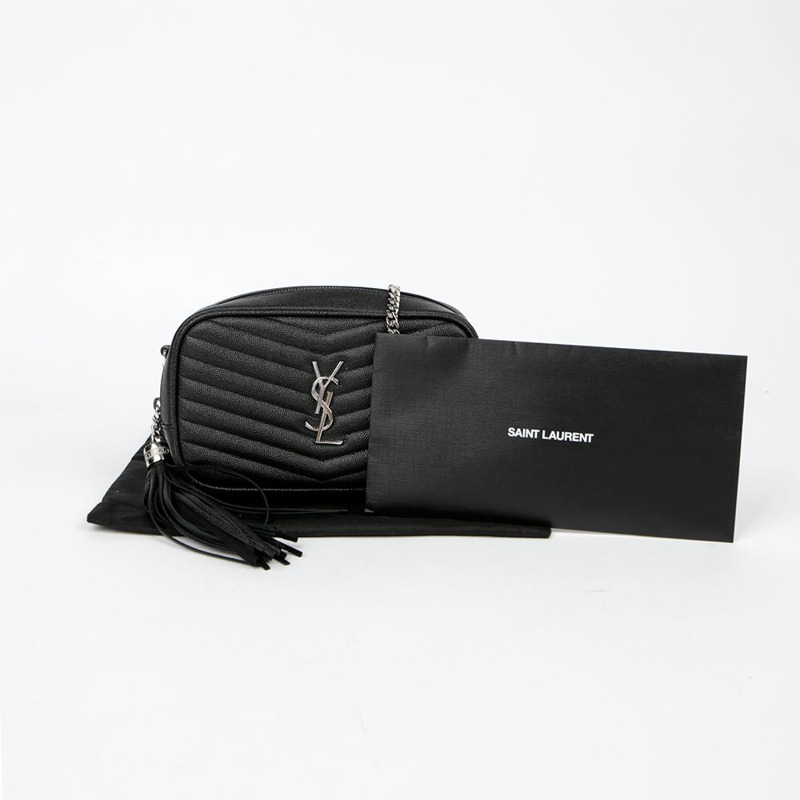 【包稅】SAINT LAURENT 612579 Lou 迷你鏈條單肩斜背包-0