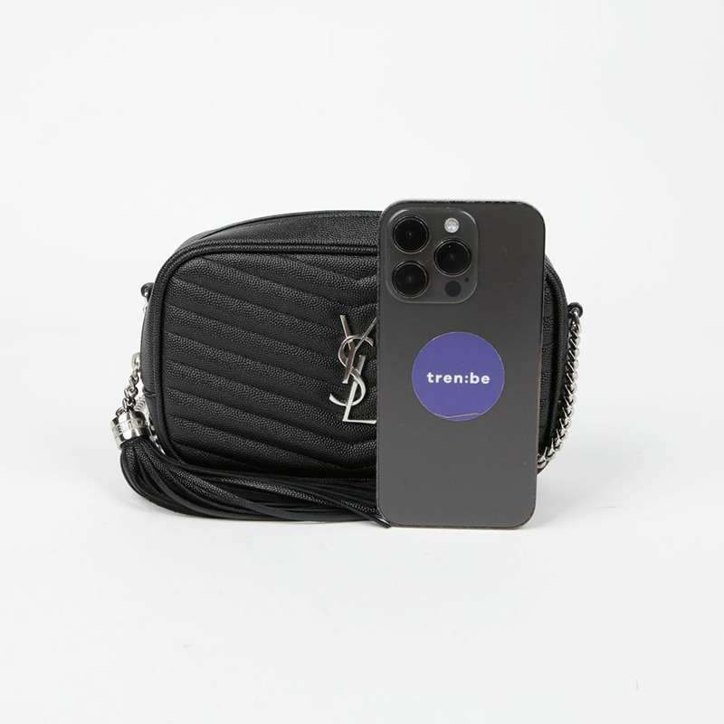 【包稅】SAINT LAURENT 612579 Lou 迷你鏈條單肩斜背包-6