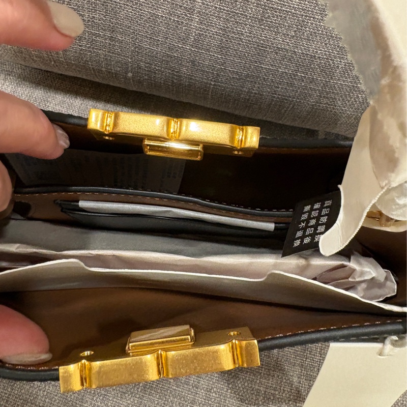 TB Tory Burch 磁吸T字金扣 兩用包 肩背/手提-3