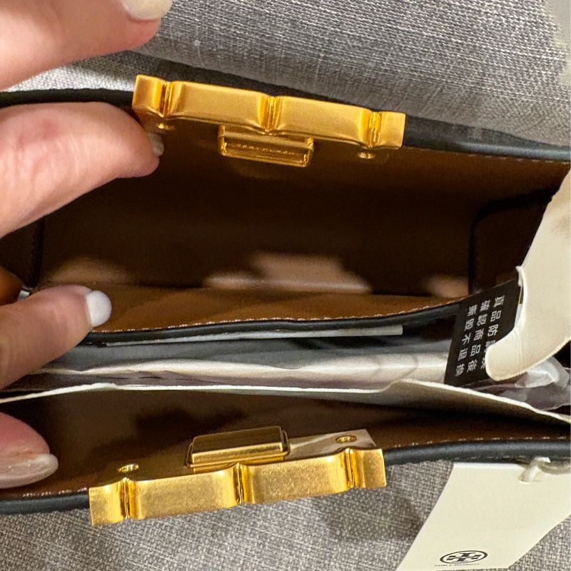 TB Tory Burch 磁吸T字金扣 兩用包 肩背/手提-4