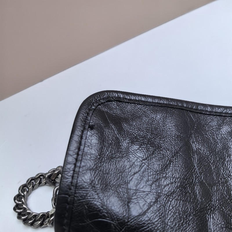 YSL Niki 鏈條包 流浪包 中號 黑色 肩背包斜背包-13