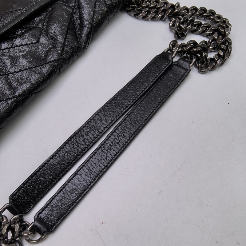 YSL Niki 鏈條包 流浪包 中號 黑色 肩背包斜背包-23