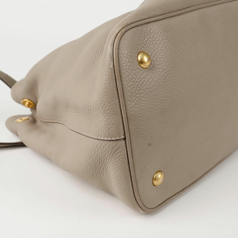 PRADA 1BA579 三角形標誌托特單肩包-9