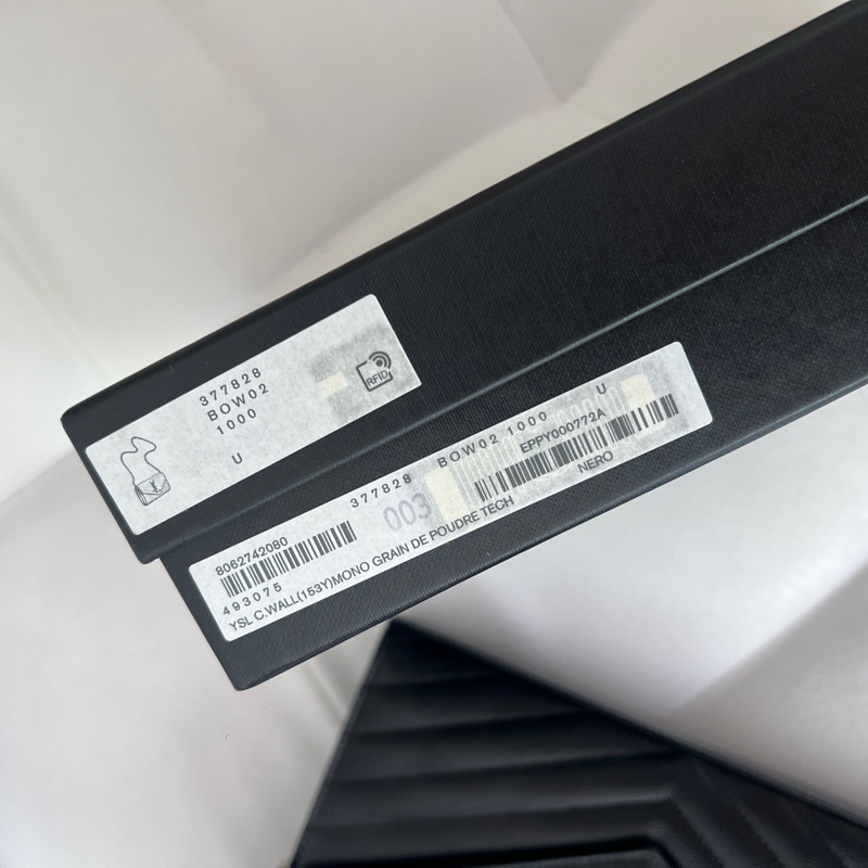 YSL WOC 大款 黑銀荔枝皮 聖羅蘭-17