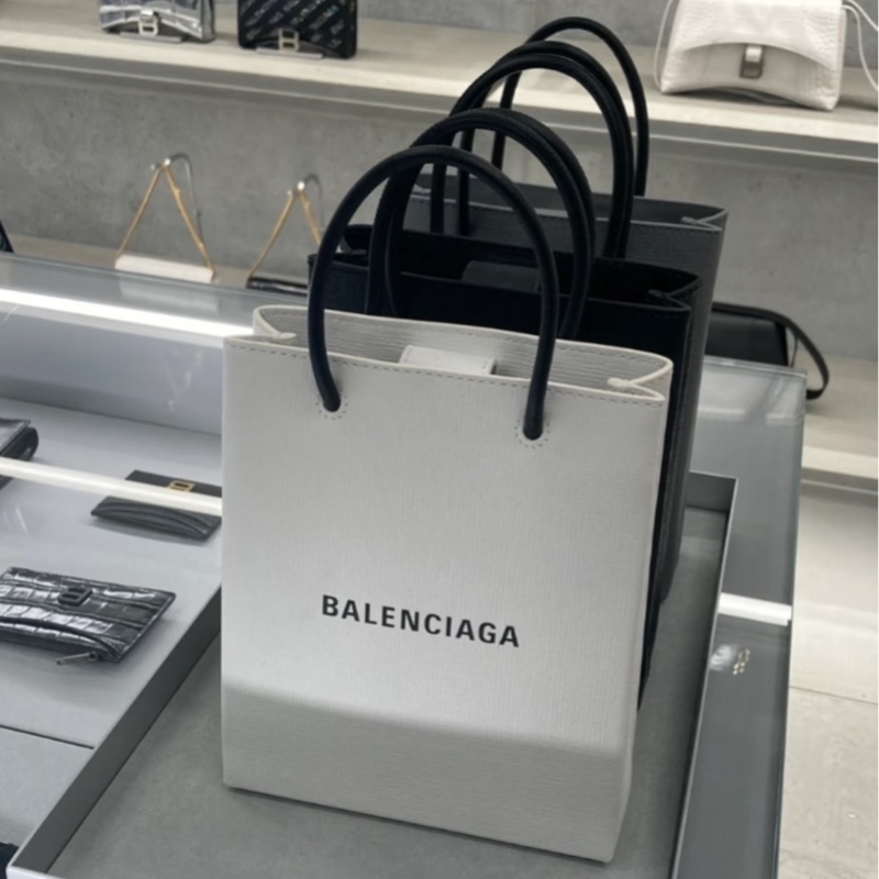 99新 巴黎世家紙袋包中號-3