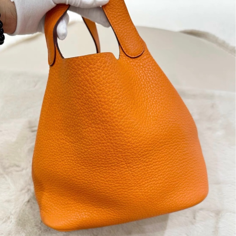 hermes 愛馬仕水桶包 picotin 菜籃子 18cm-0