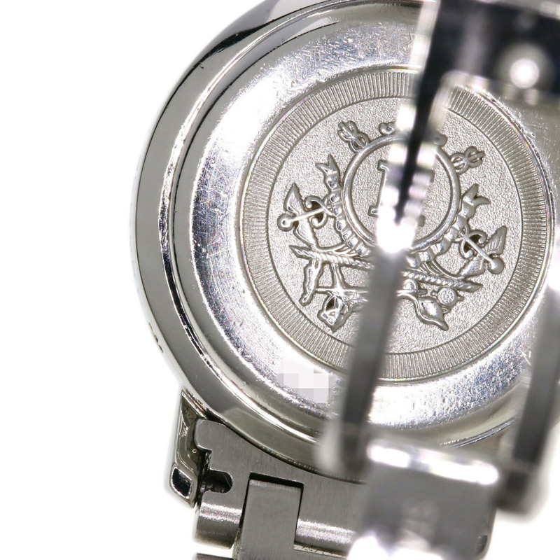 Hermès CL4.220 Clipper 腕錶，配備全新錶扣，不鏽鋼/SSxGP，女士-18