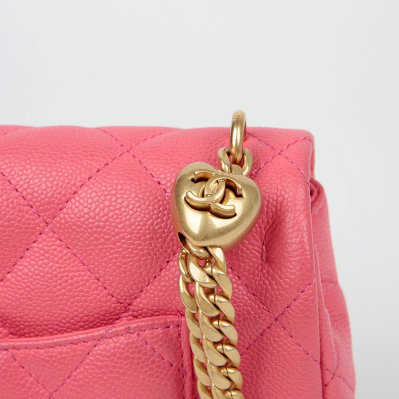 CHANEL AS3828 新款迷你心型球肩斜背包-5