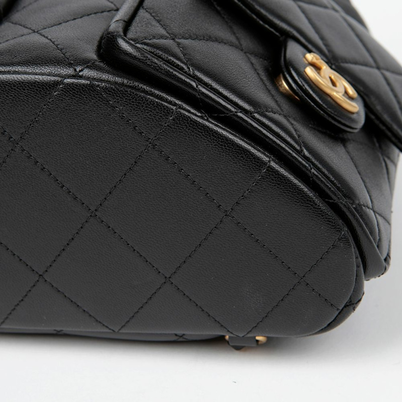 CHANEL AS5310 CC 標誌雙口袋背包-4