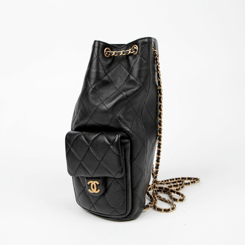 【包稅】CHANEL AS5310 CC Logo 雙口袋背包-2
