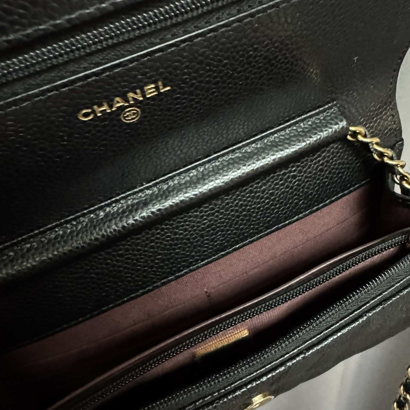 Chanel 荔枝牛皮woc-3