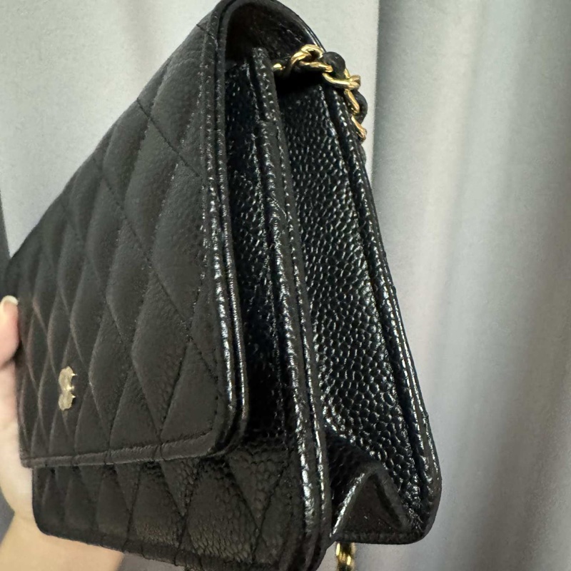 Chanel 荔枝牛皮woc-4