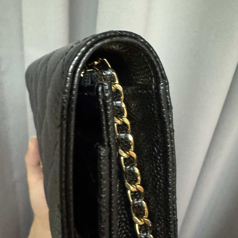 Chanel 荔枝牛皮woc-9