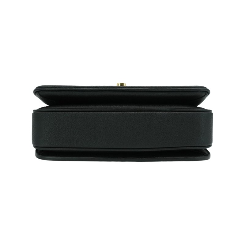 Louis Vuitton 展示品 Oxford 粒面小牛皮轉釦掀蓋二用斜背包(M22735-黑)-3