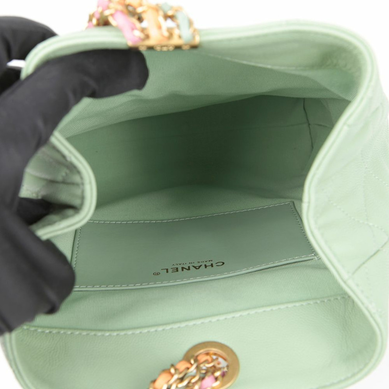 CHANEL CC 標誌翻蓋鏈條單肩包-7