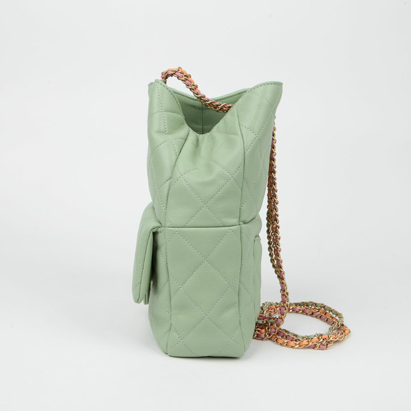 【包稅】CHANEL CC Logo翻蓋鏈條單肩包-4