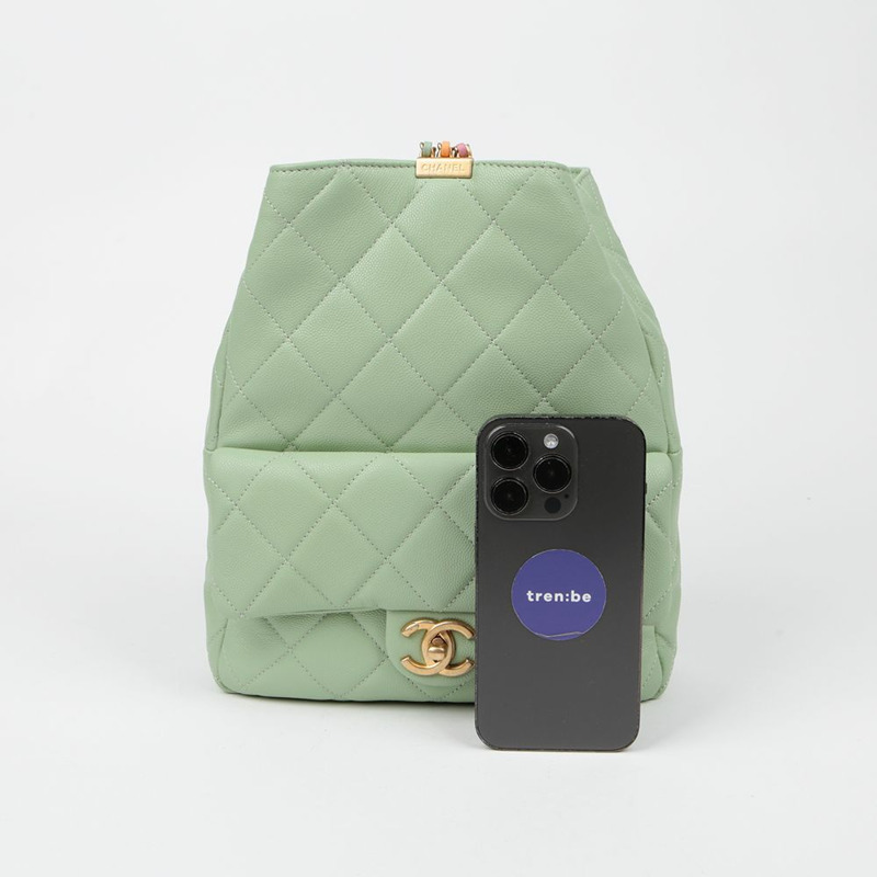 【包稅】CHANEL CC Logo翻蓋鏈條單肩包-6