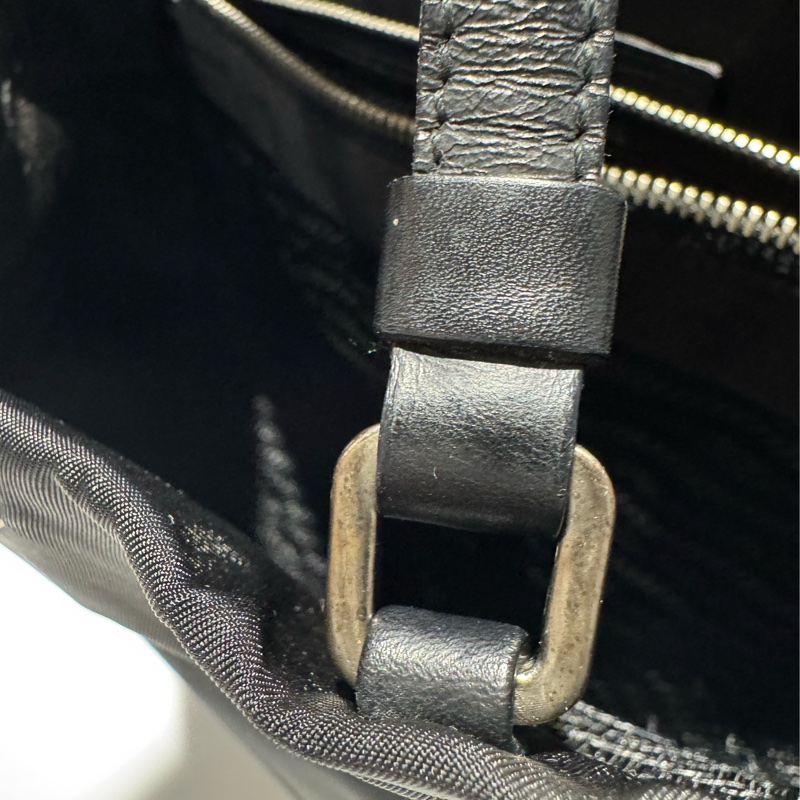 Prada 降落傘銀釦手提肩背包 (有保卡)-9