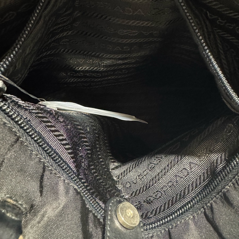 Prada 降落傘銀釦手提肩背包 (有保卡)-18