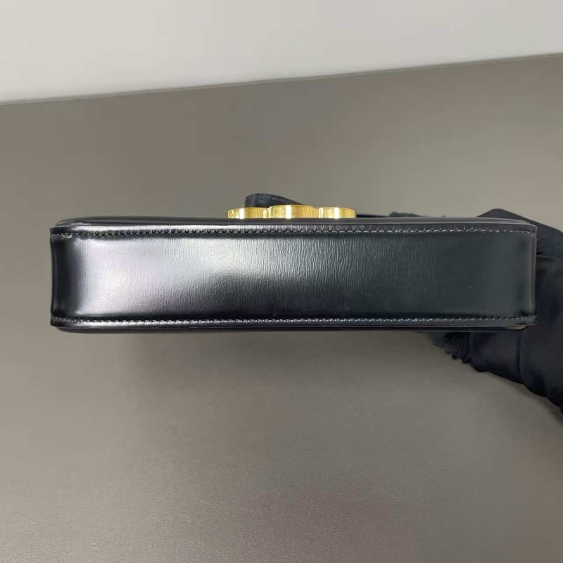 Celine Triomphe 黑金box 凱旋門腋下包 hobo-9