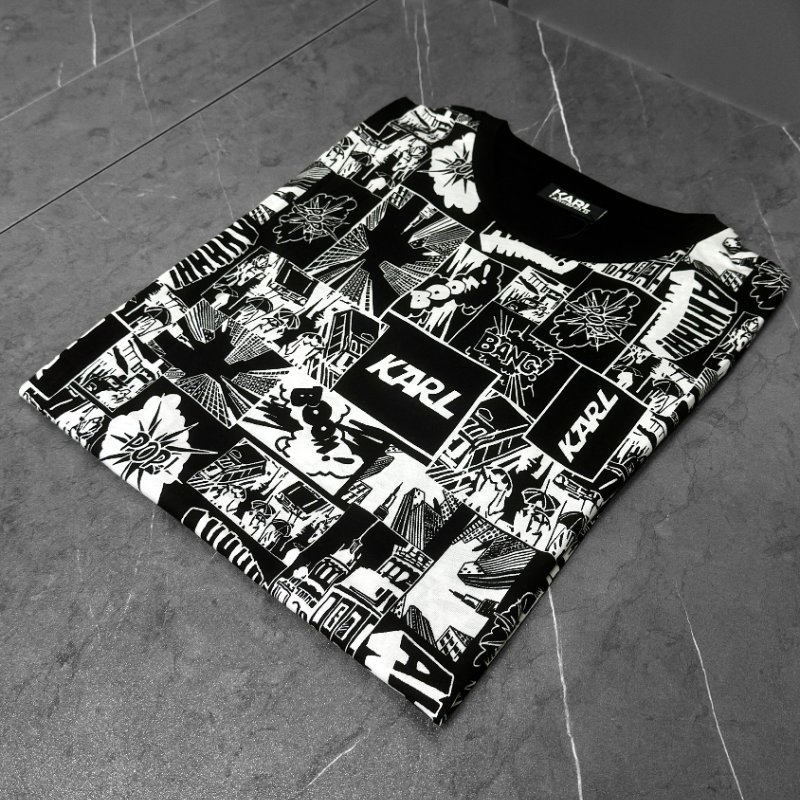 🎁 雙11選禮不煩惱,超值心意一次到【KARL LAGERFELD 卡爾老佛爺】滿版漫畫T恤-2
