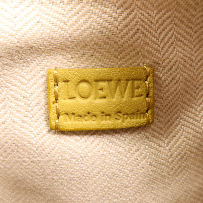 LOEWE 牛皮皮革Mini Puzzle金扣手挽肩背兩用袋-10