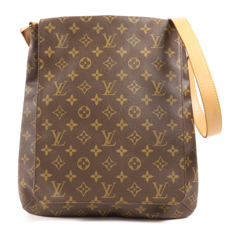 LOUIS VUITTON Monogram Musette金扣肩背袋-0