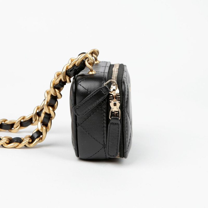 CHANEL AP2738 CC 標誌迷你鏈肩斜背包-4