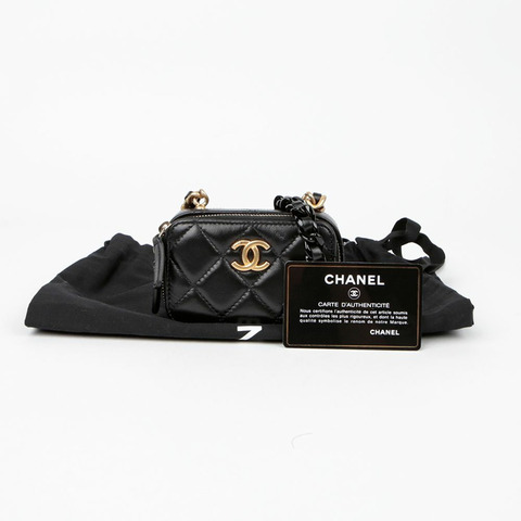 CHANEL AP2738 CC Logo 迷你鏈條單肩斜背包