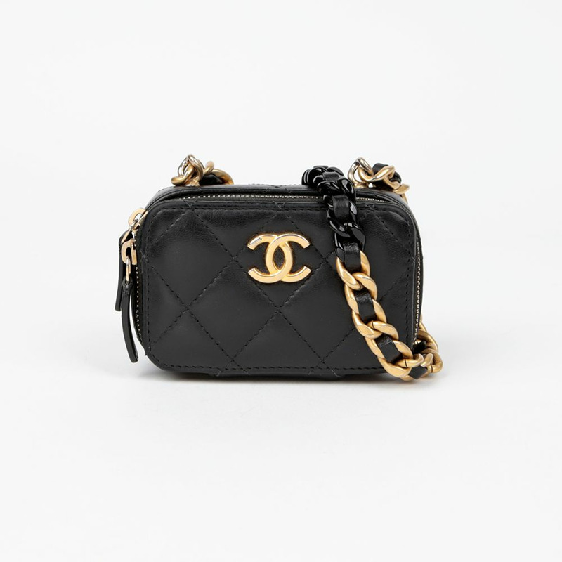 CHANEL AP2738 CC 標誌迷你鏈肩斜背包-1