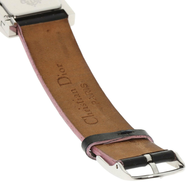 Christian Dior D78-1093 Malice 粉紅藍寶石不鏽鋼琺瑯女錶-10