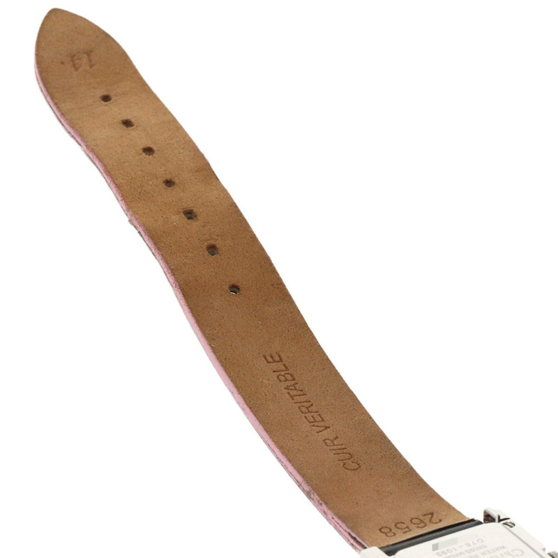 Christian Dior D78-1093 Malice 粉紅藍寶石不鏽鋼琺瑯女錶-11