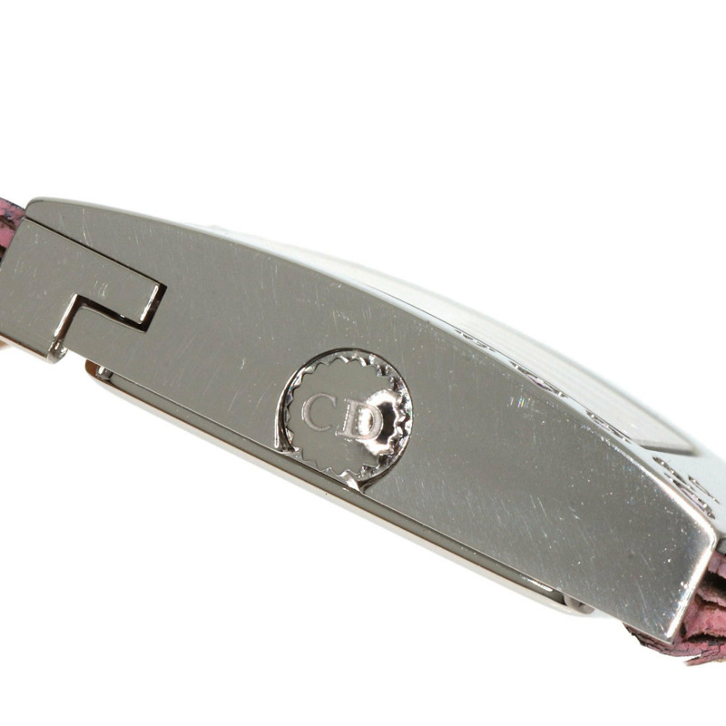 Christian Dior D78-1093 Malice 粉紅藍寶石不鏽鋼琺瑯女錶-12