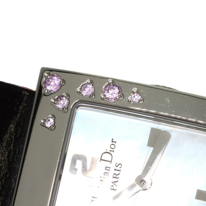 Christian Dior D78-1093 Malice 粉紅藍寶石不鏽鋼琺瑯女錶-14