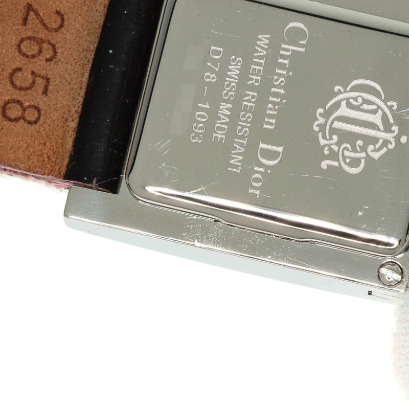 Christian Dior D78-1093 Malice 粉紅藍寶石不鏽鋼琺瑯女錶-19