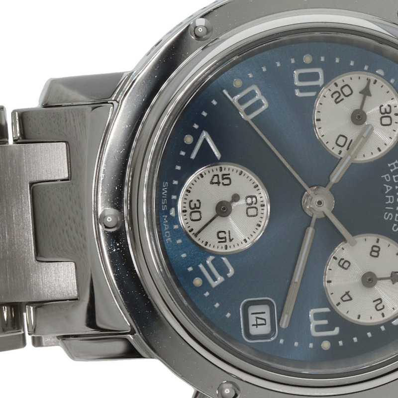 Hermès CL1.310 Clipper 計時碼錶 不鏽鋼/SS 女士腕錶-15