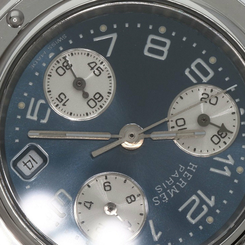 Hermès CL1.310 Clipper 計時碼錶 不鏽鋼/SS 女士腕錶-20