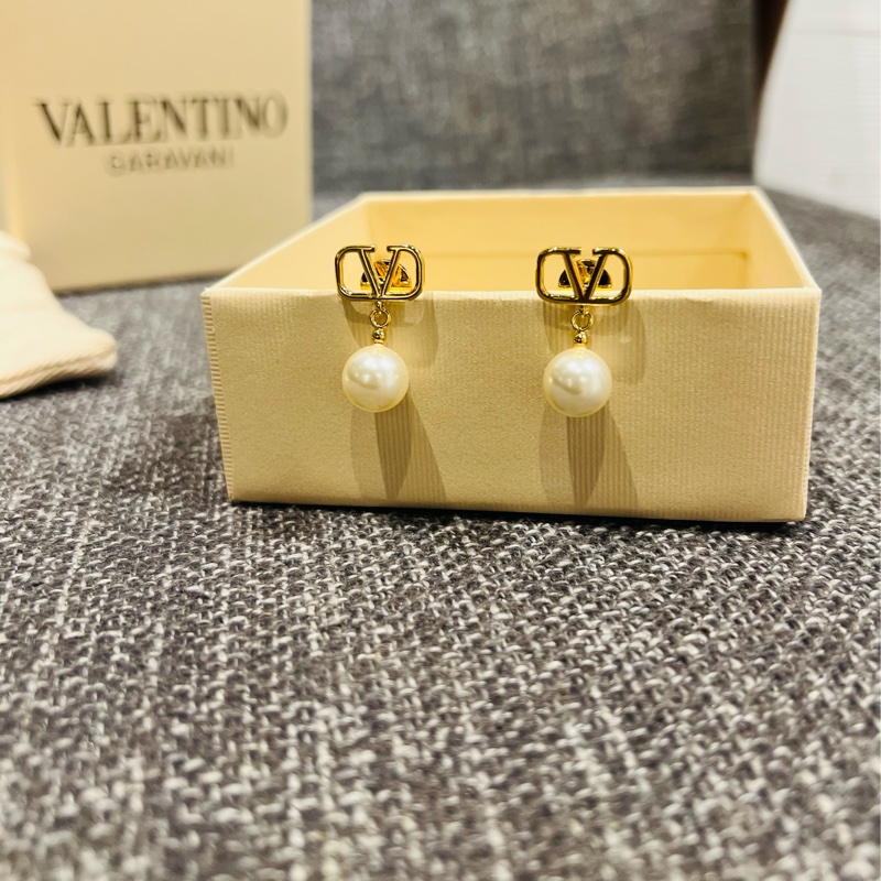 Valentino Garavani Vlogo 珍珠耳針環-11