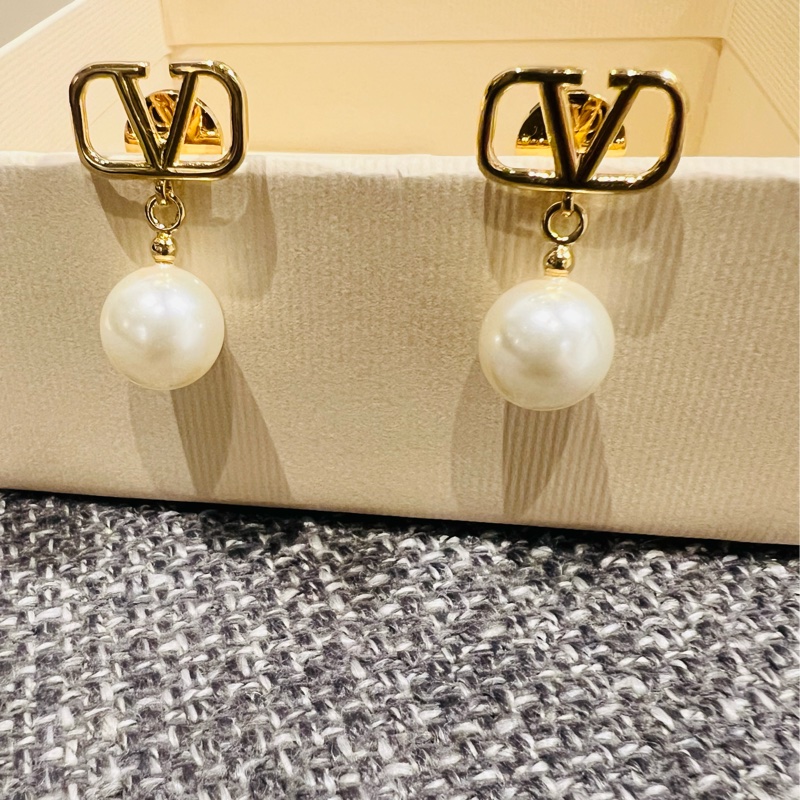Valentino Garavani Vlogo 珍珠耳針環-12