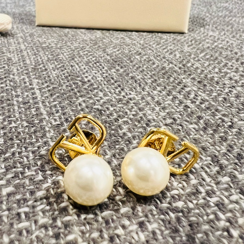 Valentino Garavani Vlogo 珍珠耳針環-15