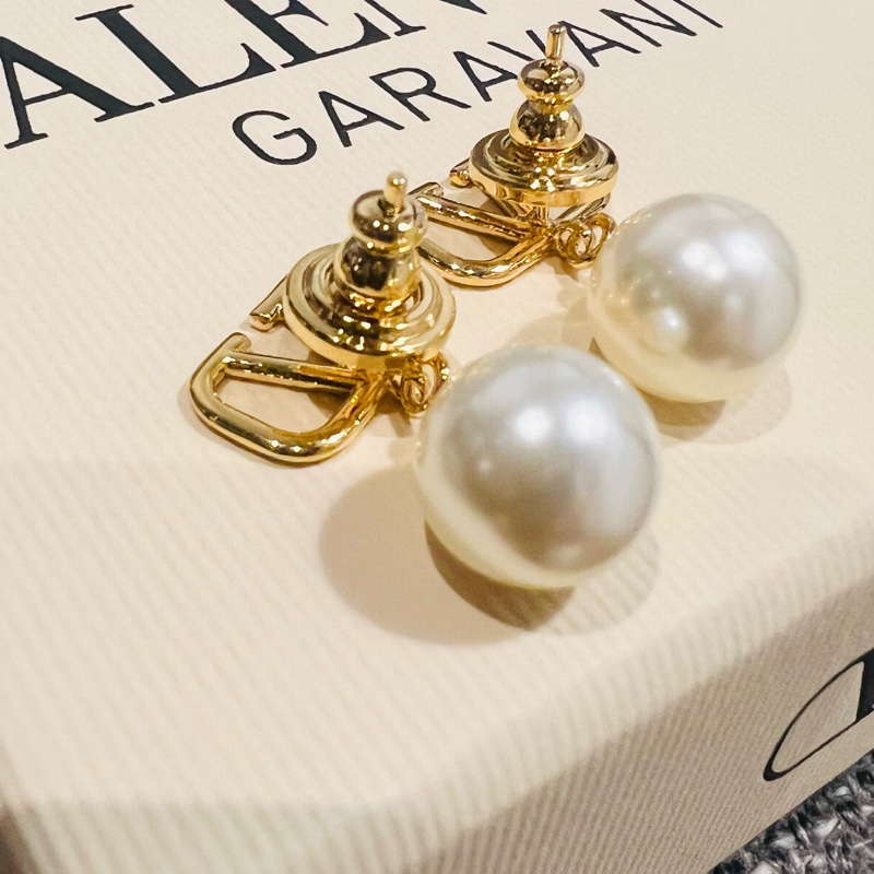 Valentino Garavani Vlogo 珍珠耳針環-19