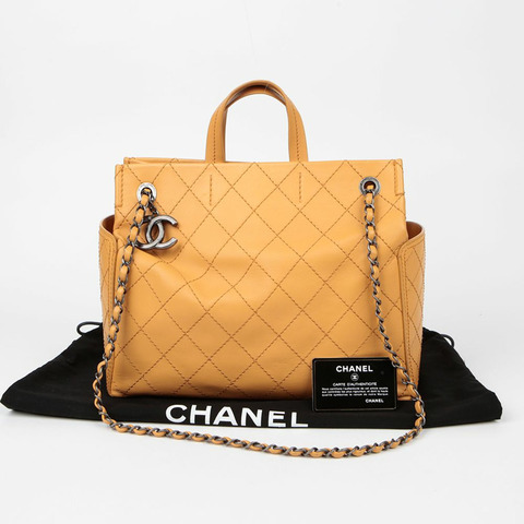 CHANEL A94232 野性縫線 Campon 手提單肩包