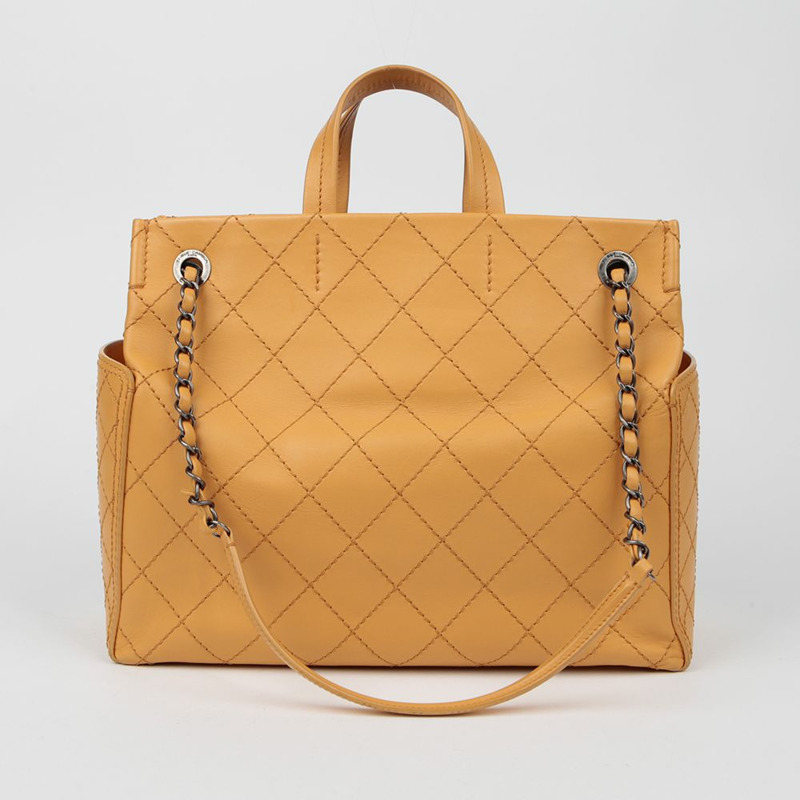 【包稅】CHANEL A94232 野性縫線 Campon 手提單肩包-4