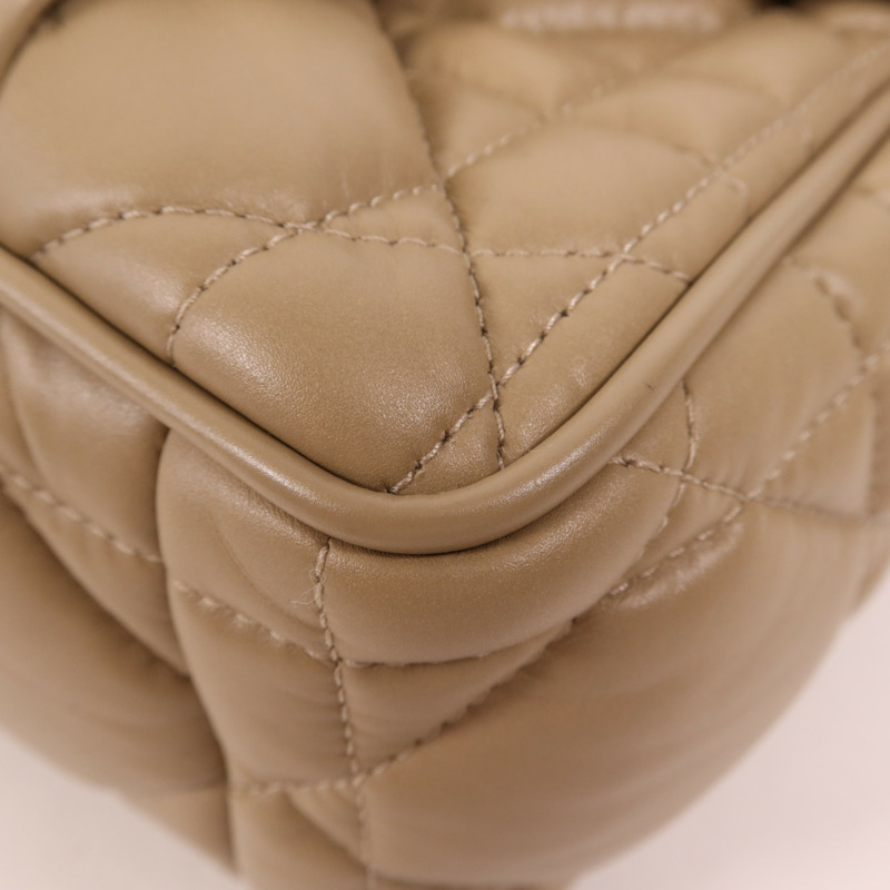 Dior 牛皮皮革Diorcamp Small金扣肩背袋-5