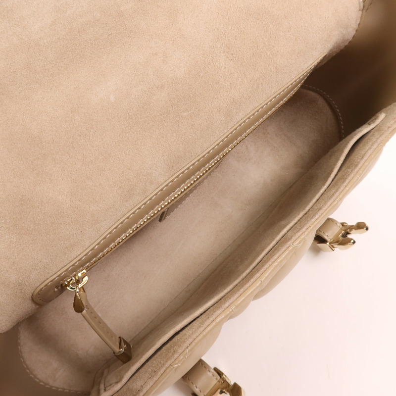 Dior 牛皮皮革Diorcamp Small金扣肩背袋-9