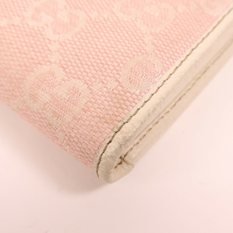 GUCCI 帆布Wallet銀扣錢包-9